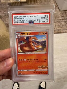 Pokemon Charizard PSA GEM MT 10 — Orange and Red Illustration